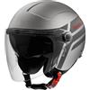 Casco jet Premier ROCKER VISOR OR9 BM doppia visiera Nero opaco Grigio