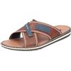 Rieker Frühjahr/Sommer 21061, Ciabatte Uomo, Marrone (Marron/Denim 25), 40 EU