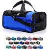 meteor Borsa per Palestra per la Piscina - Borsone da Viaggio - Una borsa sportiva spaziosa e comoda e per weekend, campeggio, ogni viaggio - con tracolla (20L) e (40L) (Blu/nero, 20L)