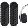 Yizhet Copri Cuffie Monouso,100 Pezzi Fodere Cuffie Monouso Elastiche Cover Cuffie Copri Auricolari Antipolvere Copri Cuffia Non Tessuto di Ricambio Estensibile (Nero, 7-8,5cm)