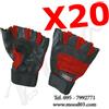 HIGH POWER Kit Offerta con 20 Paia di Guantini Professionali da Palestra a Marchio High Power - Taglie Disponibili M ed XL