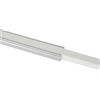 Profilo da 1m per fissaggio LED Neon Flex 12x12 Colore Alluminio Satinato