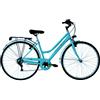 MASCIAGHI Bici per Adulti Bicicletta 28 Pollici Donna City Bike Azzurro