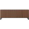 HORM madia a 5 ante LEON su base Minimal Design L 240 cm - HL2433+IB81ZZ