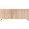 HORM madia a 5 ante LEON su base Minimal Design L 240 cm - HL244I+IB81BB