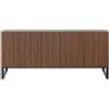 HORM madia a 5 ante LEON su base Minimal Design L 240 cm - HL2443+IB82ZZ