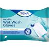 Tena Wet Wash Glove Guanti Per La Pulizia Quotidiana Del Corpo 8 Pezzi