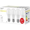MÜLLER LICHT Müller-Licht, Lampadina a LED a forma di candela, Plastica, bianco, E27, 9W, 230V