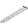 Gardinia 32554 Asta per Tenda, 2 Binari, Bianco, Standard Set