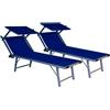 Verdelook 2 lettini rimini blu navy