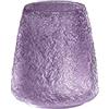 Gedy G-Irina, Porta spazzolini Bagno Viola, Porta spazzolino in Resina Trasparente, Fatto a Mano, 2 Anni di Garanzia, Design R&S, Misure 12 x 10 x 10 cm