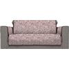 Italian Bed Linen Copridivano Antiscivolo Glamour, Bordeaux, 2 Posti Maxi
