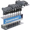 SILVERLINE Set chiavi Torx con impugnatura a T 10 pezzi