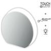 Baden Haus Specchio mezzaluna LED retroilluminato accensione touch con casse Bluetooth 98 X 109