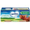 Mellin OMOGENEIZZATO Di Manzo 2 X 80 G