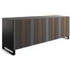HORM madia a 4 ante CARLOS su base Minimal Design L 192 cm - CL193B3F+IB71ZZ