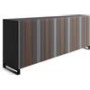 HORM madia a 5 ante CARLOS su base Minimal Design L 240 cm - CL244B3F+IB81ZZ