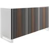 HORM madia a 3 ante CARLOS su base Minimal Design L 144 cm - CL143BF+IB51BB