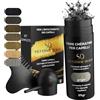SD SALVATHOR DURAN Fibre cheratina per capelli Salvathor Duran Kit 3 Pezzi (Fibra 25 g + Applicatore + Pettine) Grigio