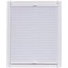 sunlines SunL Ines Plissettata Made in Germany, Oscurante, Klemmfix Schiene, 80 X 220, Tessuto, Bianco, 80 x 2.3 x 220 cm