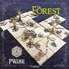 PWORK WARGAMES The Forest (La Foresta) - 3D Tactical maps Rpg Fantasy Dungeon Tiles - mappe tattiche 3D modulari in MDF 3mm