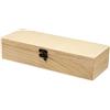 Rayher Scatola in Legno Quadrato, 1 Set di 4 Scatole Impilabili, 32 x 12 x 7 cm e 3 x 10 x 10 x 6 cm, Beige, Misto, FSC Mix Credit