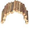 Fdit Scaletta per animali domestici, in legno, per criceti, recinti e ponti sospesi, giocattolo da masticare, per rettili, topi, roditori, piccoli animali (medio)
