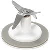 Tutoy Blender Blade Cutter Assembly con Sostituzione Guarnizione in Gomma per Hamilton Beach Blender