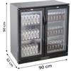 Vetrinetta Frigo Da Banco/Retrobanco Per Bibite 201 Litri +1°C/+10°C Porte Battenti H 90 cm Classe B
