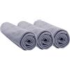Easy dort Set di 3 fodere per fasciatoio in cotone 50x70 / 55x75 / 50x80 cm - Grigio