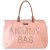 CHILDHOME, Mommy Bag, Borsa per il cambio, Maternità, Borsa da viaggio, Grande capacità, Fasciatoio, Tracolla regolabile, Compartimenti, Tasca isolata, Passaggio valigia, oro e rosa