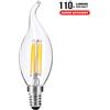ALCAPOWER LAMPADINA LED E14 4W FILAMENTO CALDA A FIAMMA APF35T3_-ALC930034
