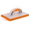 Mivos Tagliere in plastica con rivestimento in gomma spugna da 18 mm, per intonaco, professionale, 280 x 140 mm, con manico bicomponente, in spugna per intonaco, prodotto in UE