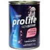 Prolife Sensitive Puppy Medium/Large umido (agnello) - 6 lattine da 400gr.