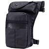 Hebetag Oxford Drop Leg Bag Per Uomo Donna Moto Coscia In Vita Pack Marsupio Viaggio Pesca Escursioni A Cavallo In Bicicletta All'aperto Custodia Multifunzionale Nero