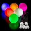 THIODOON Palline da golf che si illuminano al buio, set regalo per uomini, bambini, donne, confezione da 3 pezzi, timer ripristinabile (blu, giallo, rosa)