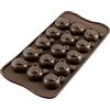 Silikomart | SCG35 Stampo in Silicone per Cioccolatini Choco Pigs, Antiaderente, 15 Cioccolatini, Confezione da 1 Stampo per Dolci, Easy Choc, 31 x 29 mm, h 15 mm, Made in Italy