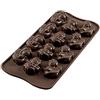 silikomart | SCG27 Stampo in Silicone per Cioccolatini CHOCO ANGELS, Antiaderente, 12 Cioccolatini, Confezione da 1 Stampo per Dolci, Easy Choc, 35 x 30 mm, h 16 mm, Made in Italy