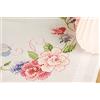 VERVACO Kit Ricamo Prestampato Tovaglia FIORI E FARFALLE Set Ricamo Biancheria Da Tavola 80 x 80 cm Set Fai Da Te Creativo Size Kit Hobby Creativi Adulti Casa Decor Embroidery