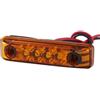HELLA VALUEFIT 2PS 357 010-101 Luce demarcazione laterale, LED, 24V, Raccordo a vite/Montaggio, esterno, colore diffusore luce giallo, Cavo 150mm, Sx/Dx, Quantità 1