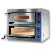 Ggf forno per pizza elettrico 2 camere - 6+6 pizze Ø 30 cm - misure esterne L90 x P102 x 75h cm.