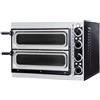 Prismafood FORNO PIZZA ELETTRICO 2 CAMERE - 1+1 PIZZA Ø 33 cm. - MISURE ESTERNE - L56,8 x P50 x 43h cm.