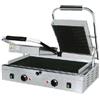 RGV GRILL A CONTATTO PIASTRA PANINI DOPPIA LISCIA+RIGATA in VETROCERAMICA - Temp. 50-300°C - Dim. L 63 x 45 x 19 h