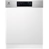 Electrolux EEM69300IX Lavastoviglie integrata parziale cm. 60 - 15 coperti - frontalino inox - Classe^D
