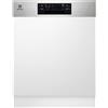 Electrolux EES47300IX Lavastoviglie integrata parziale cm. 60 - 13 coperti - frontalino inox - Classe^D