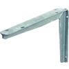 Alberts 800703 Staffa portamensola con Profilo a T, Acciaio, 200 x 250 mm