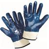Guanti NBR spalmati in nitrile con manichetta in tela personalizzate o neutre