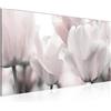 Runa Art Quadri Moderni Fiori Tulipani Tela Non Tessuta Soggiorno Corridoio Natura Rosa Grigio 203912c