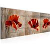 Runa Art Quadri Moderni Fiori Tulipani 1 Pezzo L'immagine Tela Non Tessuta Soggiorno Corridoio Spa Zen Grigio 506012a