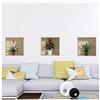 Ambiance Sticker Adesivo Effetto 3D| Stickers Piante Esotiche - Decorazione murale camere e soggiorni - 30 x 90 cm
